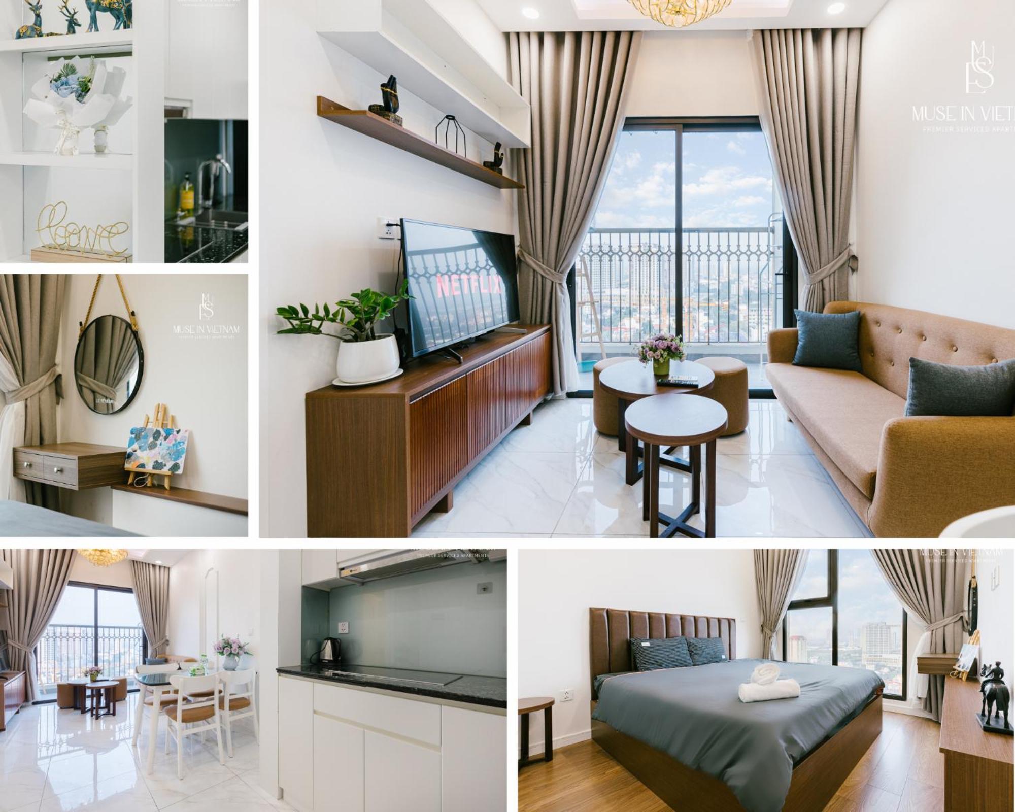 Muse Hanoi Lake View Luxury Apartment - D' Eldorado Værelse billede